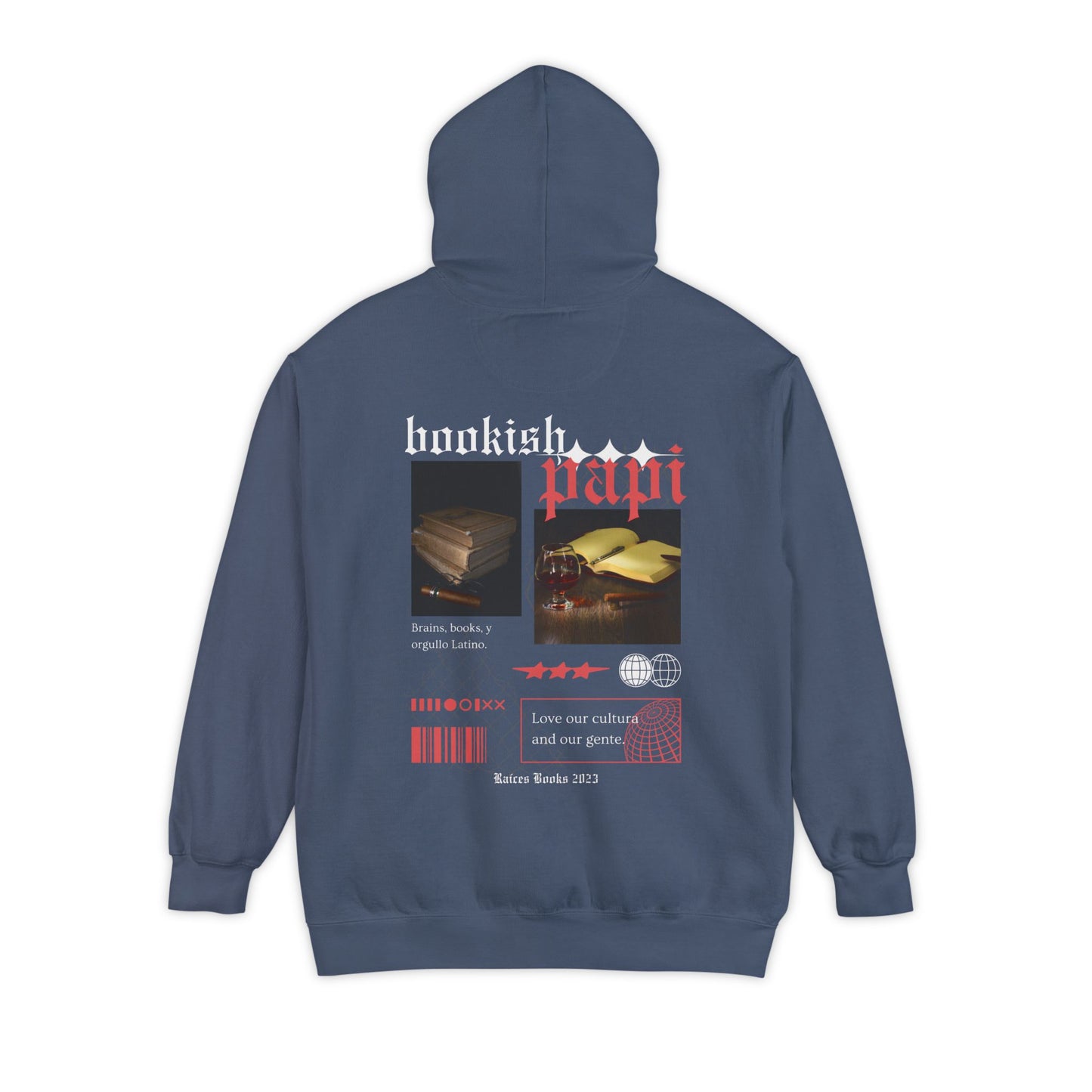 Garment-Dyed Hoodie - Bookish Papi