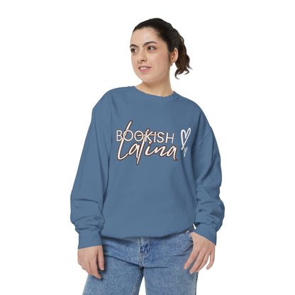 Bookish Latina Sweatshirt- with hearts design