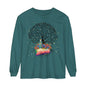Long Sleeve T-Shirt - Magical Tree with Catrina and Roots Design