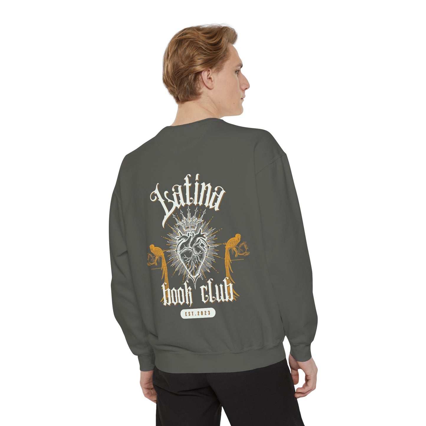 Latina Book Club Unisex Garment-Dyed Sweatshirt