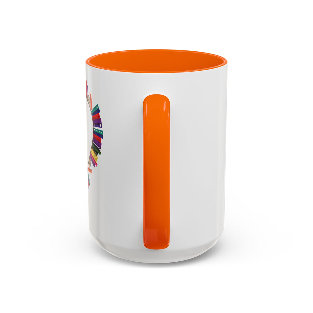 Mug Big Heart Made of Books Coffee Mug (11, 15oz)