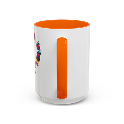 Mug Big Heart Made of Books Coffee Mug (11, 15oz)