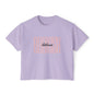 Boxy Tee - Bookish Latina Graphic Shirt for Women