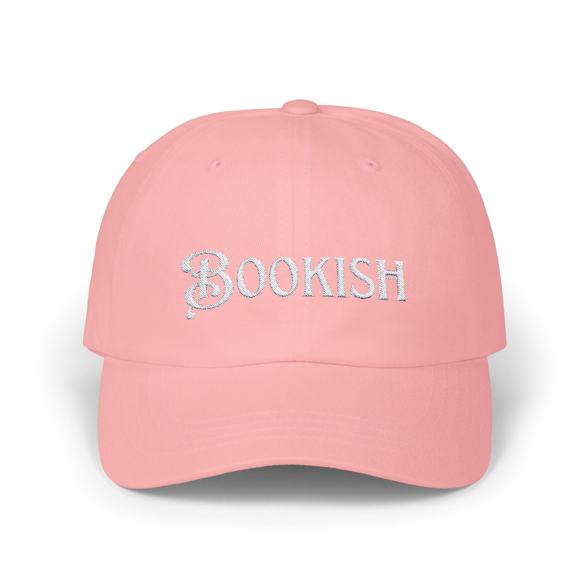 Embroidered Bookish Cap