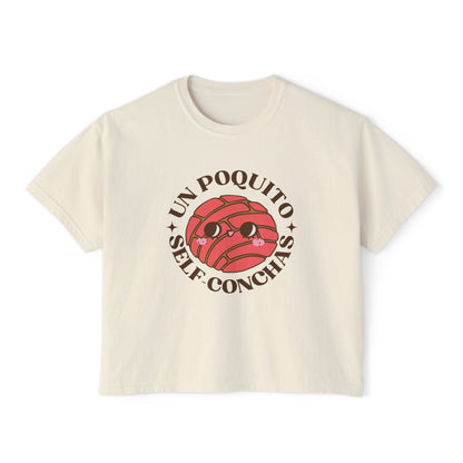 Boxy Tee with Un Poquito Self Conchas and Cute Concha Design