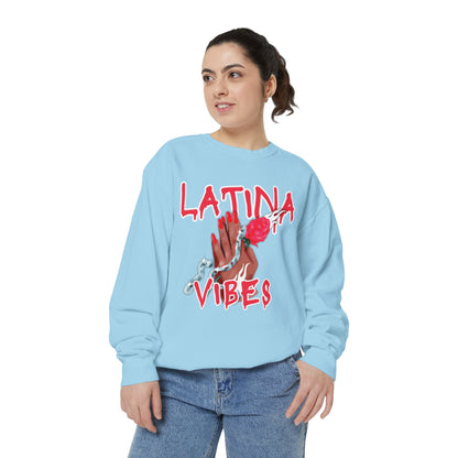 Garment-Dyed Sweatshirt - Latina Vibes
