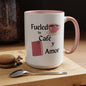 Coffee Lover Mug 11oz - Fueld by café y amor