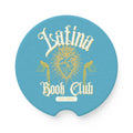 Latina Book Club Soapstone Car Coaster, Unique Car Accessories, Distinctive Gift for Book Lovers, Fun Vehicle Decor, Heart and Soul Vibe