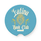 Latina Book Club Soapstone Car Coaster, Unique Car Accessories, Distinctive Gift for Book Lovers, Fun Vehicle Decor, Heart and Soul Vibe