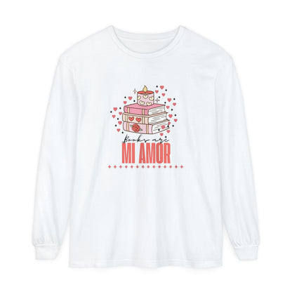 Books Are Mi Amor Unisex Long Sleeve T-Shirt