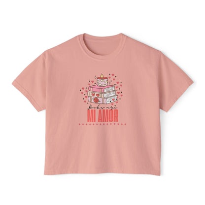 Books Are Mi Amor Boxy Tee