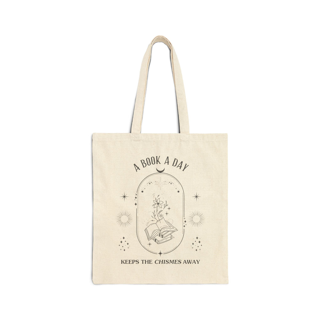 Tote Bag - A Book a Day Keeps the Chisme Away