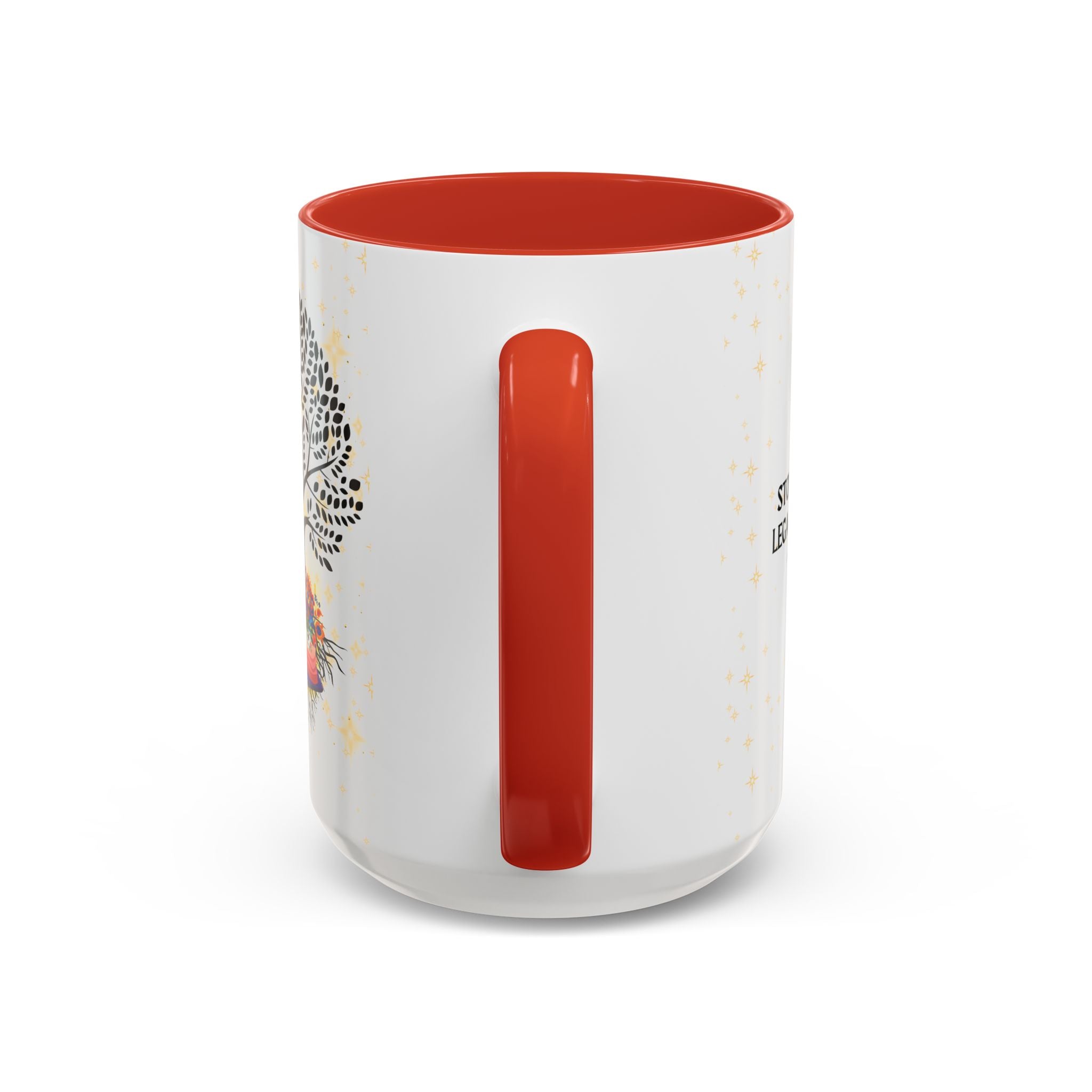 Coffee Mug - Stories are Legacies Too with Catrina, Tree, and Book Design
