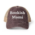Bookish Mami- Women's Washed Mesh-Back Cap