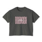 Boxy Tee - Bookish Latina Graphic Shirt for Women