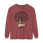 Long Sleeve T-Shirt - Magical Tree with Catrina and Roots Design