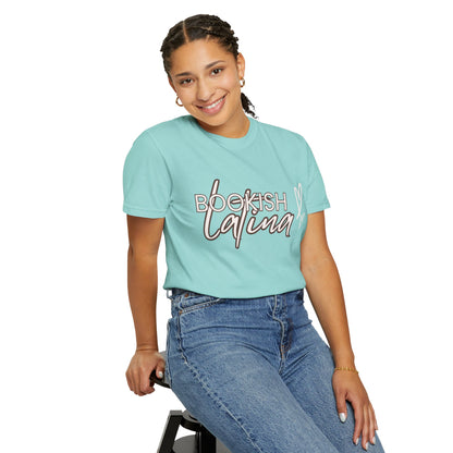 Bookish Latina Unisex T-Shirt- with hearts design
