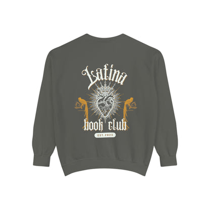 Latina Book Club Sweatshirt with Heart Anatomy Design