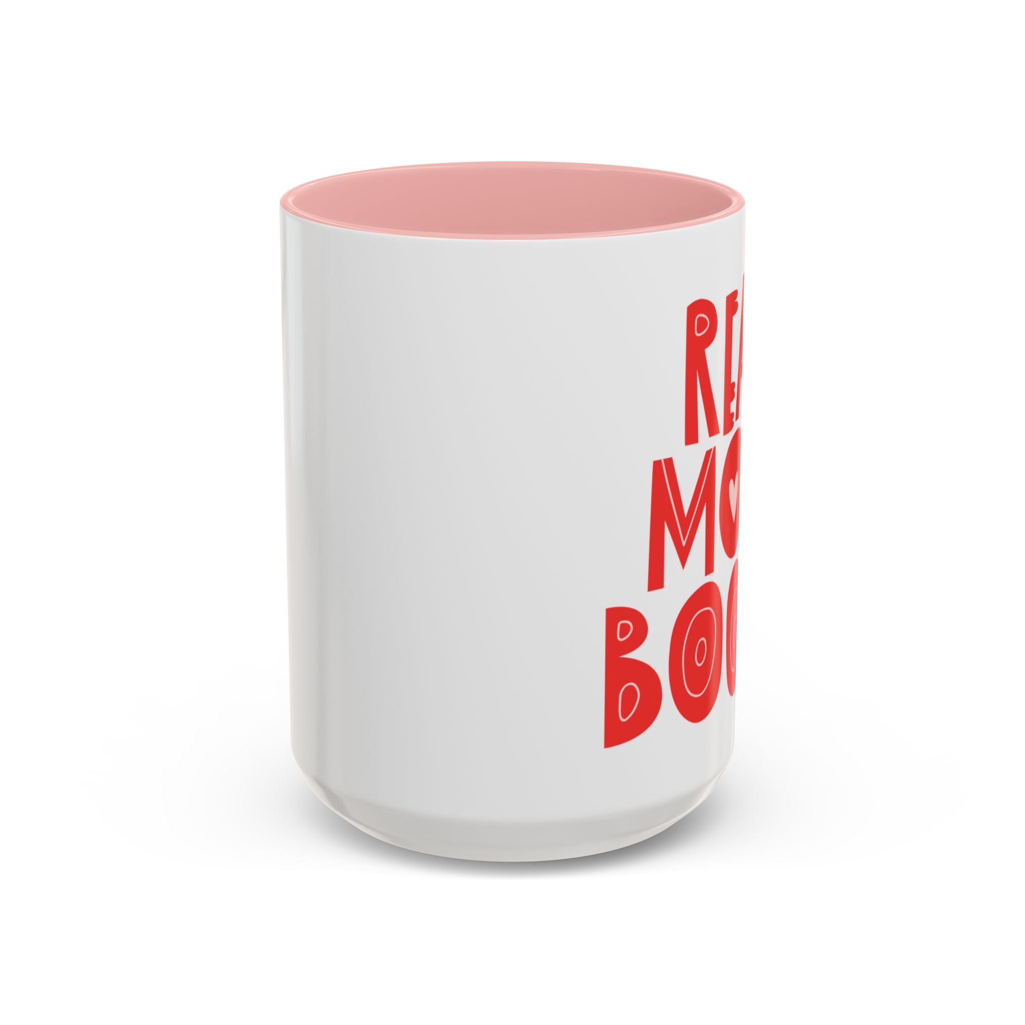 Mug with Heart Design for Book Lovers