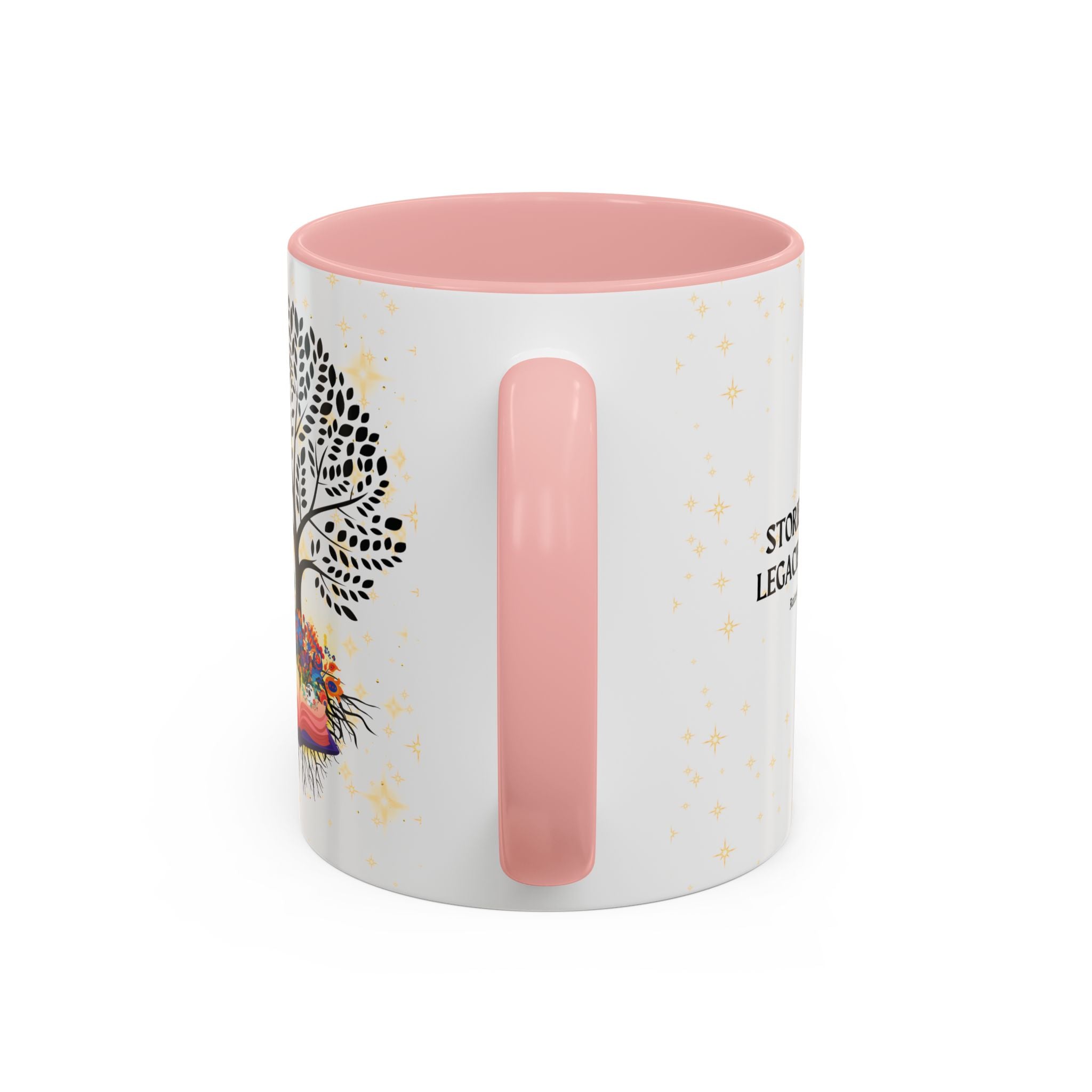 Coffee Mug - Stories are Legacies Too with Catrina, Tree, and Book Design