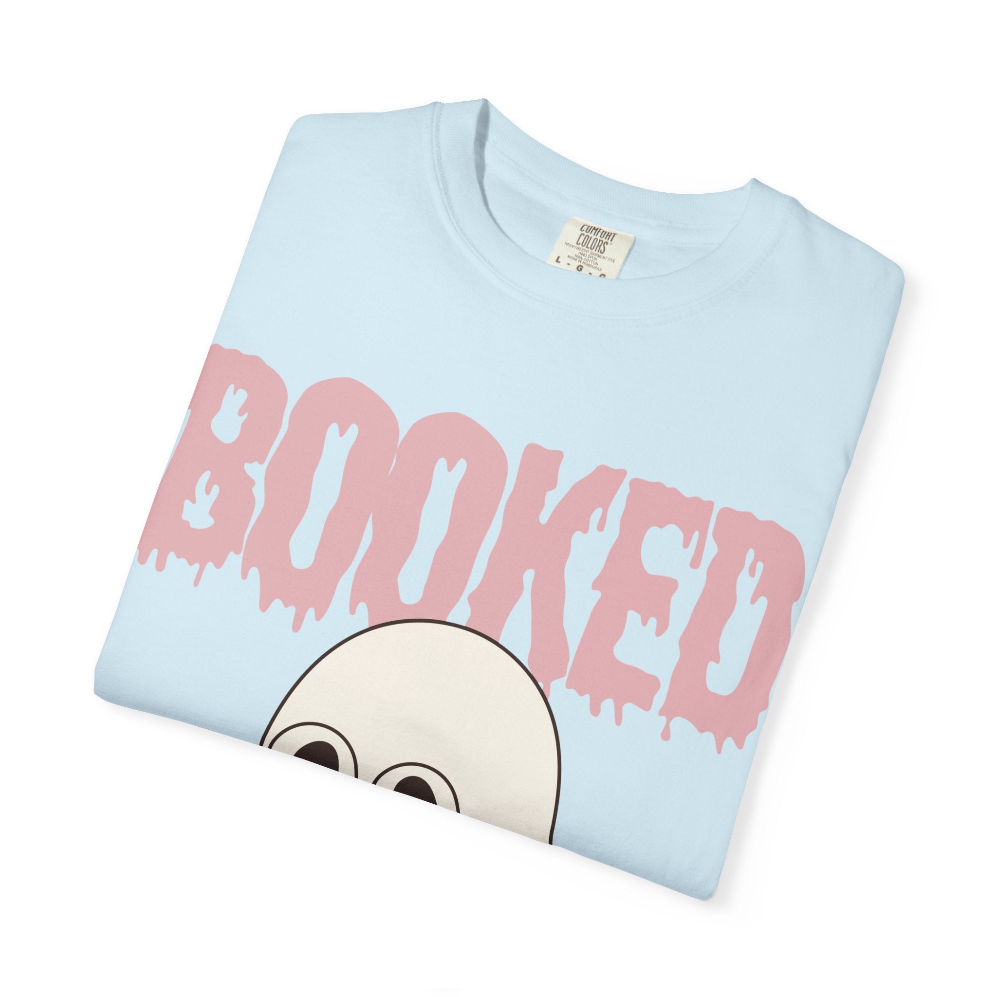Booked Ghost with Coffee Unisex T-shirt