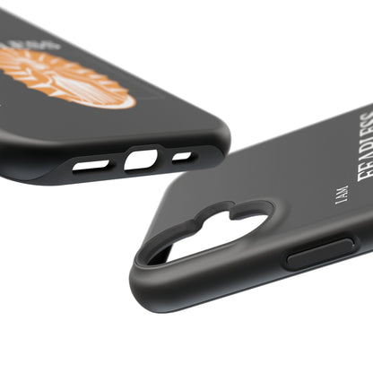 Fearless Impact-Resistant Phone Case, Protective Cover, Inspirational Gift, Unique Design, Motivational Cell Phone Case