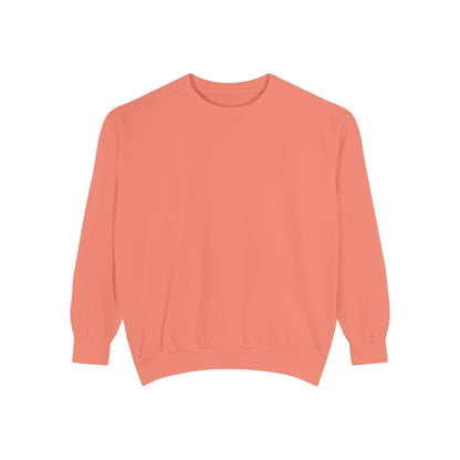 Bookish Latino Garment-Dyed Sweatshirt with Candles and Books Design