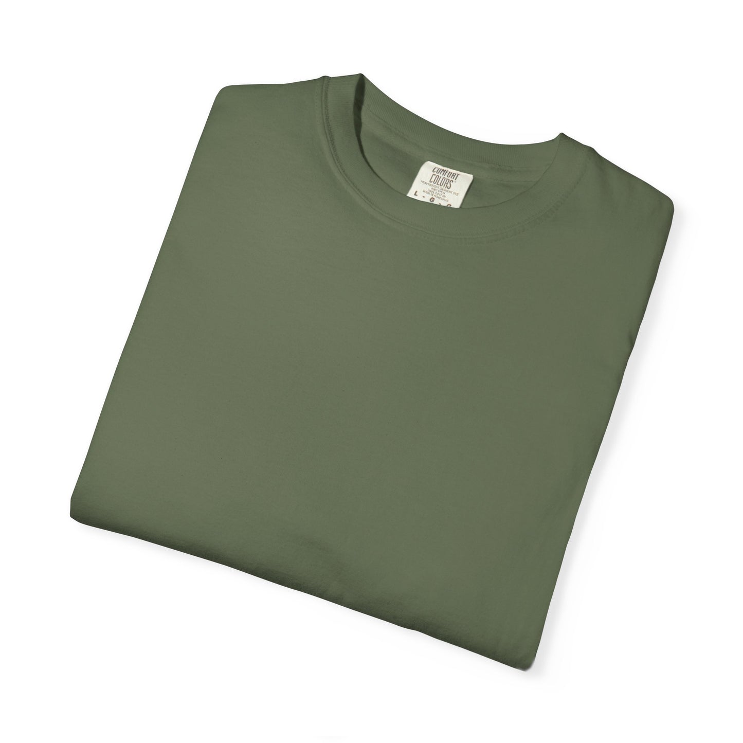 Bookish Latino Garment-Dyed T-shirt with Candles and Books Design