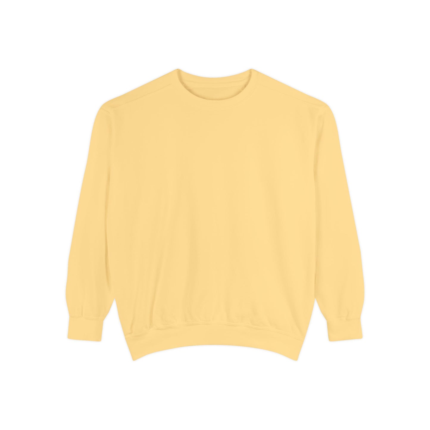 Bookish Latino Garment-Dyed Sweatshirt with Candles and Books Design