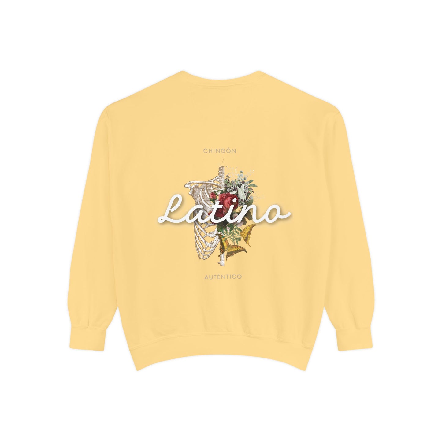 Sweatshirt - Chingon Latino Calavera Heart Design