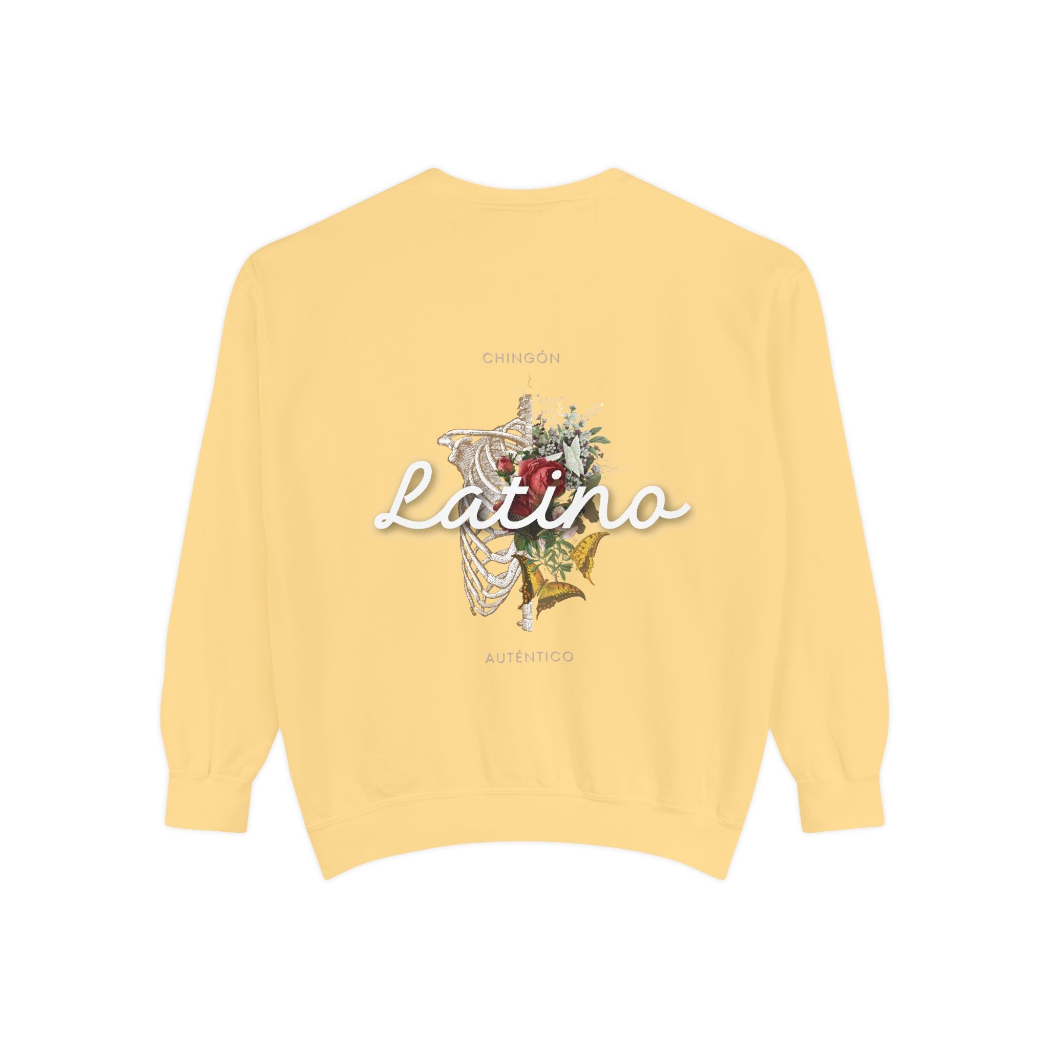Sweatshirt - Chingon Latino Calavera Heart Design