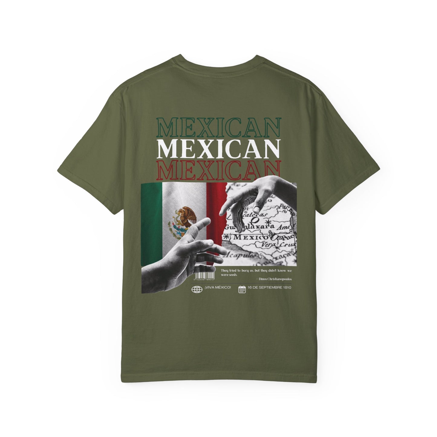 Mexican Flag Unisex T-shirt - Strength and Pride Design