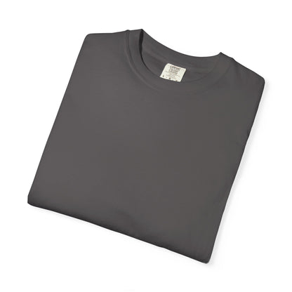 Bookish Latino Garment-Dyed T-shirt with Candles and Books Design