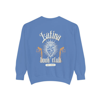 Latina Book Club Sweatshirt with Heart Anatomy Design