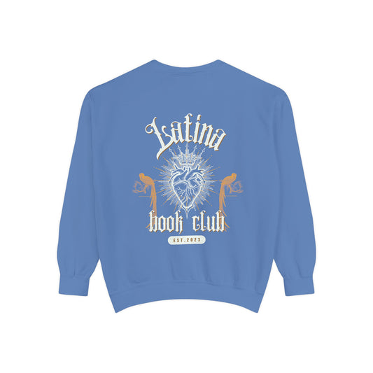 Latina Book Club Sweatshirt with Heart Anatomy Design