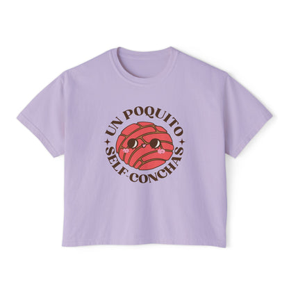 Boxy Tee with Un Poquito Self Conchas and Cute Concha Design