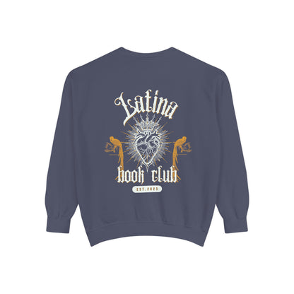 Latina Book Club Unisex Garment-Dyed Sweatshirt