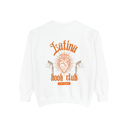 Latina Book Club Sweatshirt with Heart Anatomy Design