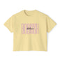 Boxy Tee - Bookish Latina Graphic Shirt for Women