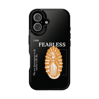 Fearless Impact-Resistant Phone Case, Protective Cover, Inspirational Gift, Unique Design, Motivational Cell Phone Case