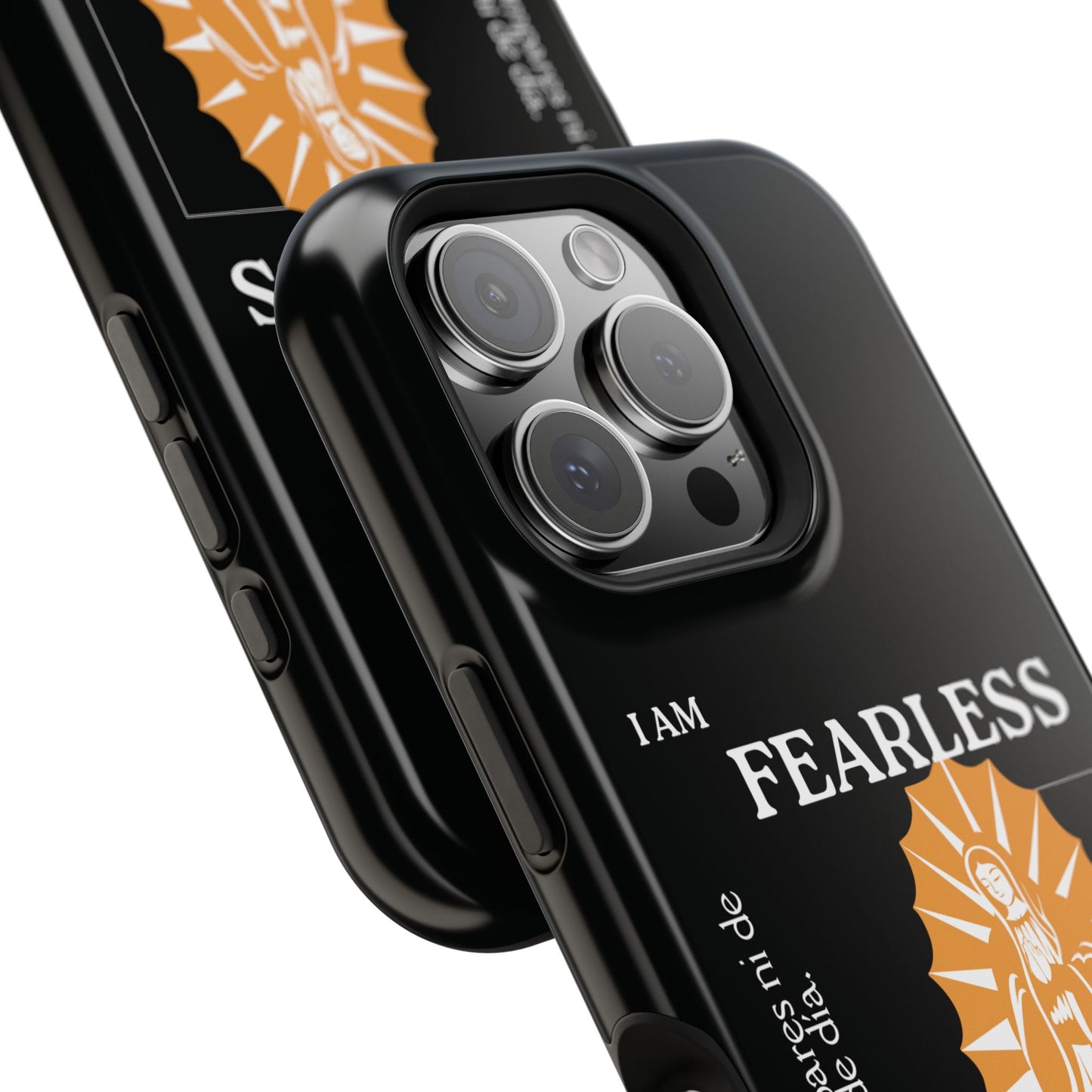 Fearless Impact-Resistant Phone Case, Protective Cover, Inspirational Gift, Unique Design, Motivational Cell Phone Case