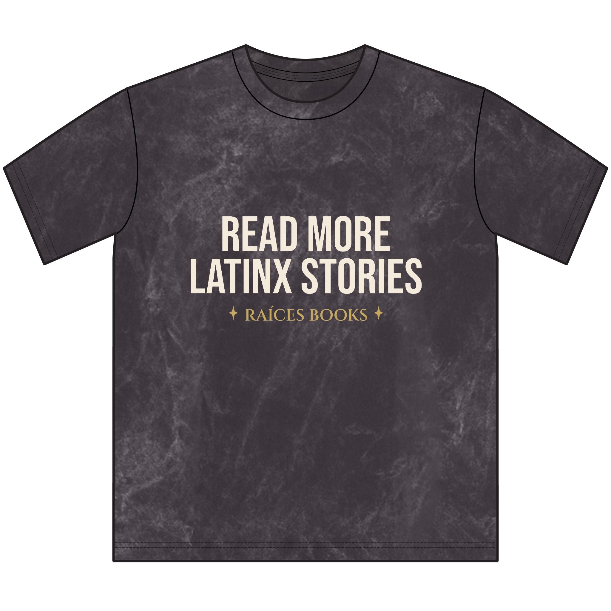 Vintage Crewneck Tee — "Read More Latinx Stories" Inspirational Cultura T-Shirt