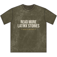 Vintage Crewneck Tee — "Read More Latinx Stories" Inspirational Cultura T-Shirt