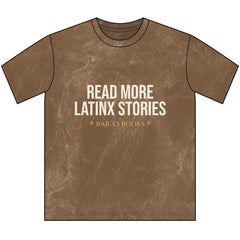 Vintage Crewneck Tee — "Read More Latinx Stories" Inspirational Cultura T-Shirt