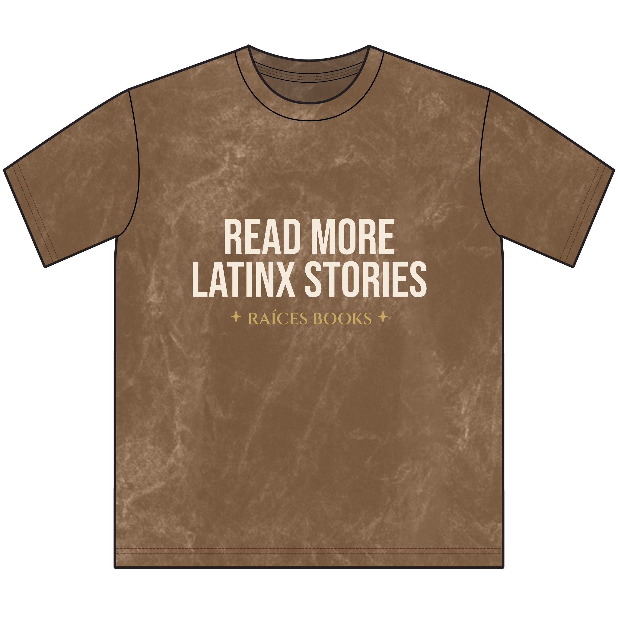 Vintage Crewneck Tee — "Read More Latinx Stories" Inspirational Cultura T-Shirt