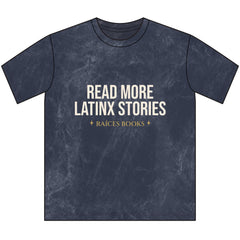 Vintage Crewneck Tee — "Read More Latinx Stories" Inspirational Cultura T-Shirt