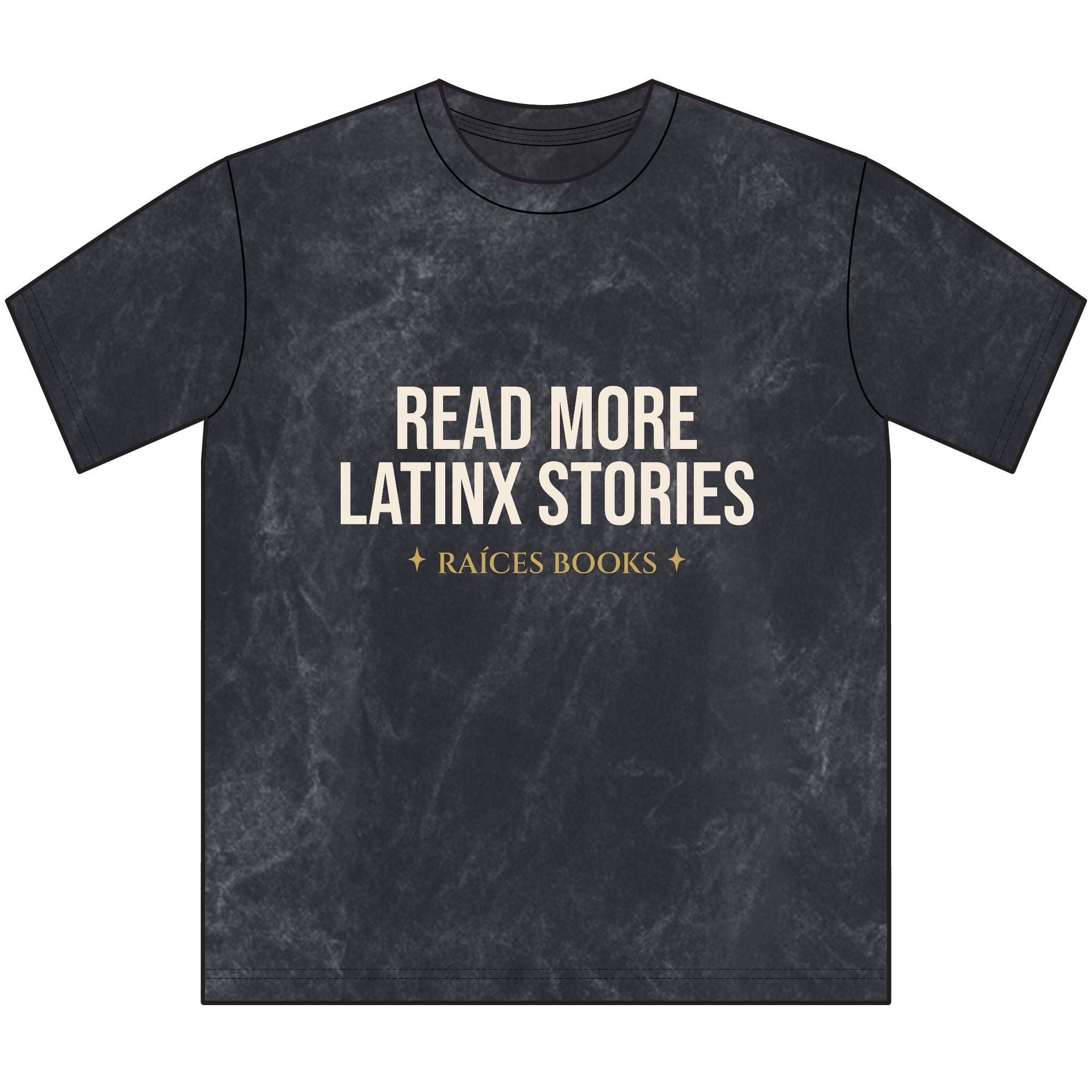 Vintage Crewneck Tee — "Read More Latinx Stories" Inspirational Cultura T-Shirt