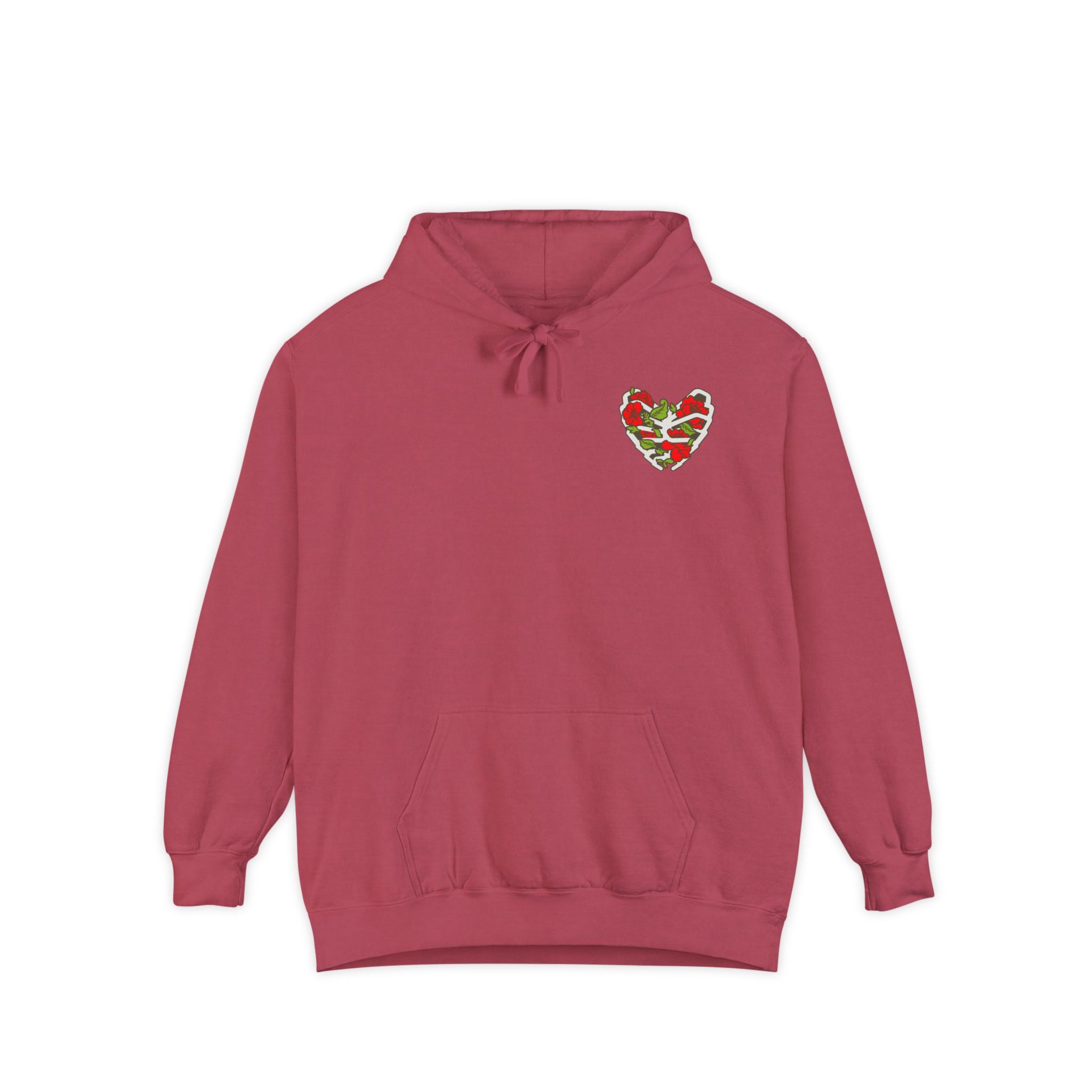 Autentico, Chingon Latino with Calavera Heart Unisex Hoodie