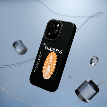 Fearless Impact-Resistant Phone Case, Protective Cover, Inspirational Gift, Unique Design, Motivational Cell Phone Case