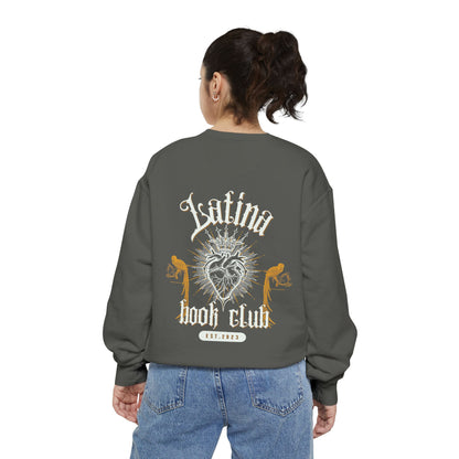 Latina Book Club Unisex Garment-Dyed Sweatshirt